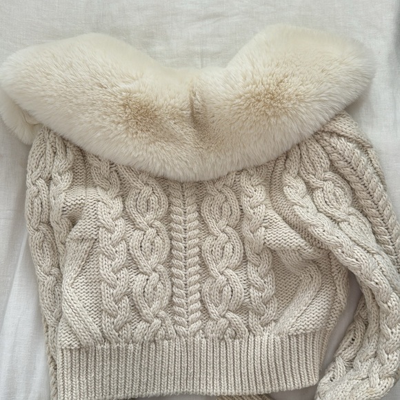 Zara fur cardigan - Picture 3 of 6